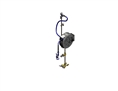 T&S Brass - B-1432 - Hose Reel Assembly, Closed 35' Hose Reel, Exposed Piping and Accessories