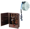 T&S Brass - B-2339 - Hose Reel Assembly, 35' Closed Hose Reel, Cabinet w/Control Valve and Temperature Gauge