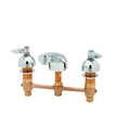 T&S Brass - B-2990 - Lavatory Faucet, Concealed Body, 8-inch Centers, Cast Basin Spout, Lever Handles