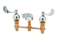 T&S Brass - B-2990-WH4 - Lavatory Faucet, Concealed Body, 8-inch Centers, Cast Basin Spout, Wrist Action Handles