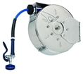 T&S Brass - B-7122-C01 - Hose Reel, Enclosed, Stainless Steel, 30'Hose, 3/8-inch ID with Spray Valve