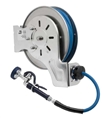 T&S Brass - B-7142-01 - Hose Reel, Open, Stainless Steel, 50'Hose, 3/8-inch ID with Spray Valve