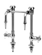 T&S Brass - BL-5707-03 - Lab Faucet, Vandal Resistant, Dual Vac. Breaker Nozzles, Clamp Brace Assembly