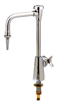 T&S Brass - BL-5709-08 - Lab Faucet, Single Temperature Control, Rigid Vacuum Breaker Nozzle, Serrated Tip