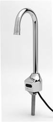 T&S Brass EC-3100 ChekPoint&#153; Electronic Deck Mounted Sensor Faucet with Rigid Gooseneck Spout