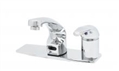 T&S Brass - EC-3102-SM - ChekPoint EC-3102 Faucet with Side Mount Control Mixer, Deck Plate and Check Valves