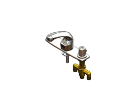 T&S Brass EC-3102-SMT8 - Chekpoint Elec Faucet, Deck Mt, Spout, Side Mt TMV, 8-inch C-C Deck Plate