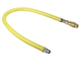 T&S Brass - HG-4E-24K - Gas Hose w/Quick Disconnect, 1-inch NPT, 24-inch Long, Includes Installation Kit