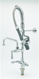 T&S Brass - MPY-2DCN-06 - Single Hole Deck Mounted Mini Pre-Rinse Faucet with Club Handles