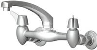 Union Brass&#174; - 20C Wall Mounted Faucet - 8-Inch Cast Spout, Less Soapdish