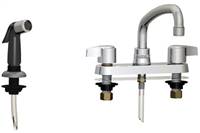 Union Brass&#174; - 361 - Metal Handles, 8-Inch Tube Spout, With Spray