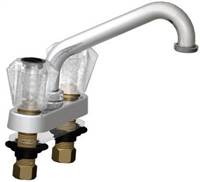 Union Brass&#174; - 45S - Acrylic Handles, 6-Inch Spout, Hose Adapter