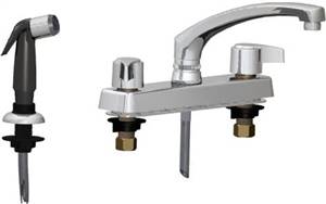 Union Brass&#153; - 81C - Metal Handles, 8-Inch Cast Spout, With Spray