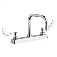 Chicago Faucets W8D-DB6AE35-317AB - 8" Deck Mount Washboard Sink Faucet
