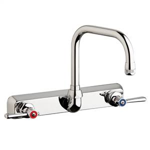 Chicago Faucets W8W-DB6AE1-369ABCP - 8" Wall Mount Washboard Sink Faucet