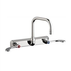 Chicago Faucets W8W-DB6AE35-317AB - 8" Wall Mount Washboard Sink Faucet
