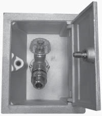 Woodford B26-1/2-BR Model B26 1/2 Box Hydrant, Rough Brass