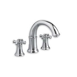 American Standard 7420.920 - Portsmouth Deck-Mounted Tub Filler with Cross Handles