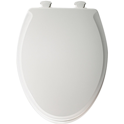 Church 685E2 - Elongated, Closed Front with Cover E2 Molded Wood Toilet Seat