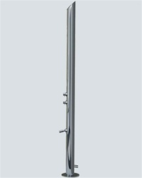 Jaclo 1805 Aqua Adagio Multifunction Outdoor Shower Column with External Side Water Inlet