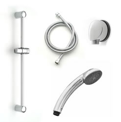 Jaclo 352-420-401 Titania Hand Shower and Wall Bar Kit - With Supply Elbow