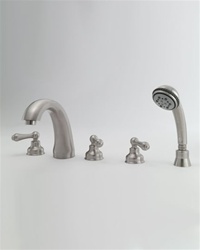 Jaclo 6940-T636-428 Jaylen Transitional Roman Tub Faucet with Lever Handles and Handshower